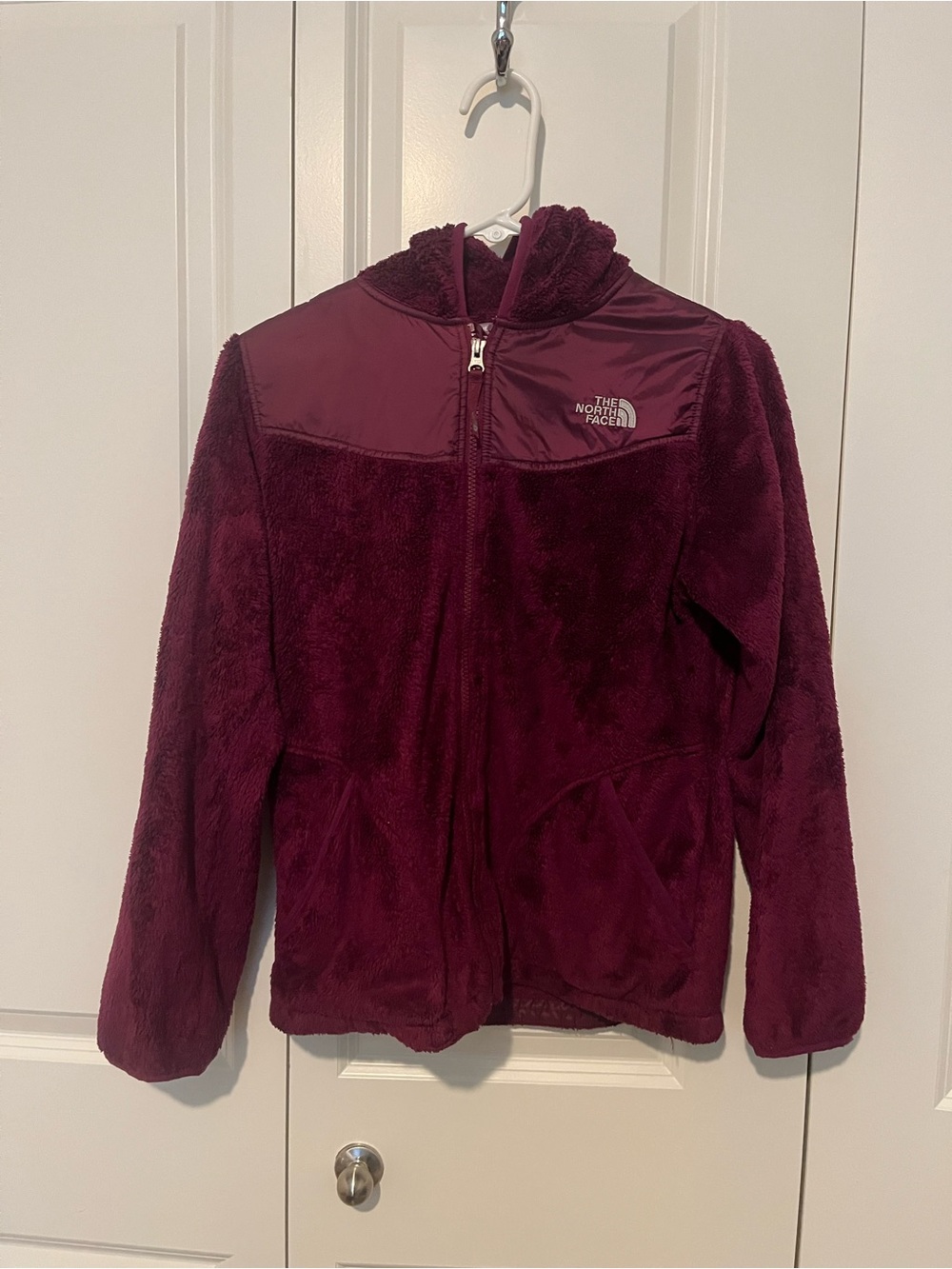 The North Face Plum Fleece Full-Zip Hoodie, Girls XL